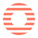 Logo van oranje vormgevers