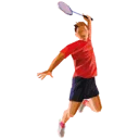 Logo Badmintonvereniging De Shuttle