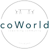 Logo van coWorld - coworking community Curaçao