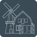 Logo van lijstenmakerij Onder de Molen