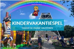 Logo van KinderVakantieSpel 'Onder de Panne'