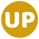 Logo van UP crisis communicatie AND media