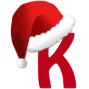 Logo van kerstpakketten met de nieuwste gadgets heerlijke lekkernijen en veel meer!