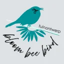 Logo van bloom bee bird: tuinen