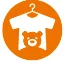 Logo van KLESTEO - Kleding AND speelgoedbank Tiel e.o.