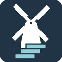 Logo UNESCO Werelderfgoed Kinderdijk