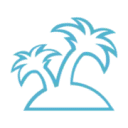 Logo Holiday Rentals Curacao