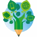 Logo van Informatie op schermen