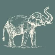 Logo van Café de Groene Olifant