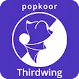 Logo van popkoor Thirdwing