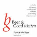 Logo van BEER & Goed Teksten