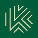Logo van KVG huizen in hout