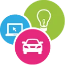 Logo van #DCDW - Digital Car Dealer Workshop - de online automotive beter maken!
