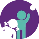 Logo van Bloeiend voor ouder en kind
