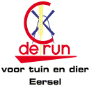 Logo van De Run voor tuin en dier