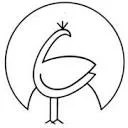 Logo van het Pauwtje
