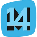 Logo van met14: media educatie training AND coaching
