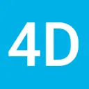 Logo van 4D advies Het administratie- en advieskantoor voor ZZP'ers en MKB'ers