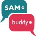 Logo van Vertelknuffel SAMbuddy voor zorg AND onderwijs
