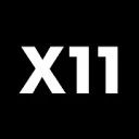 Logo van X11 media en vormgeving